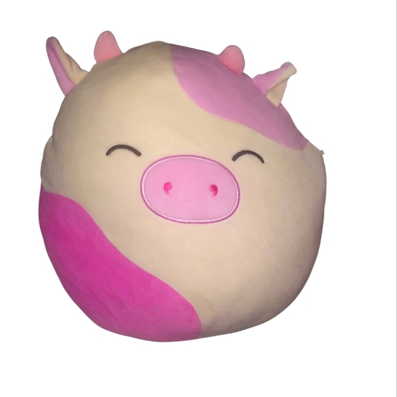 12" Cadeyn the Cow Pink Cow Squishmallow - Picture 1 of 2